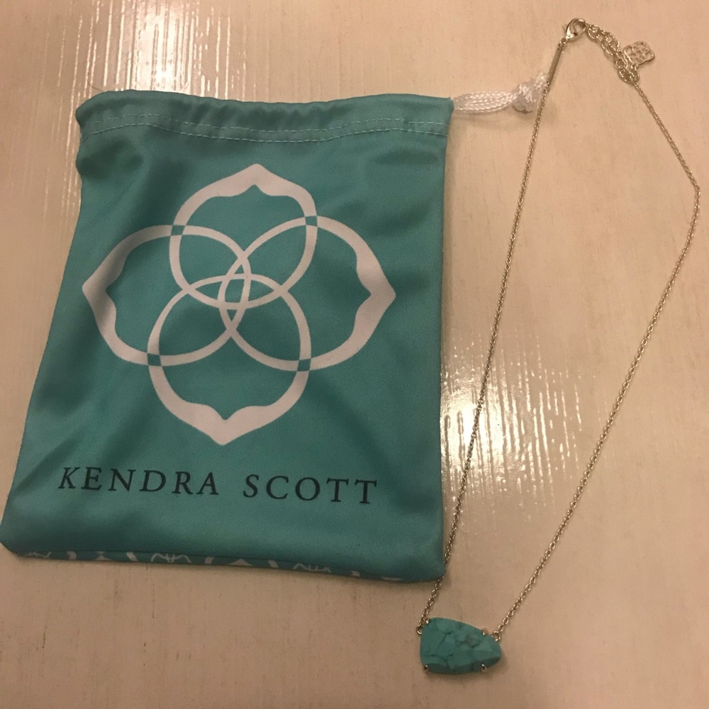 Kendra Scott Isla Pendant - Variegated Turquoise